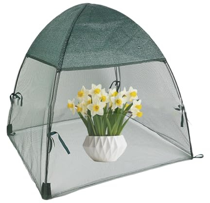 Invernadero de tomate para exteriores, cubierta de maceta de jardinería al aire libre, cubierta portátil para invernadero de plantas de jardín para balcón, terraza, patio