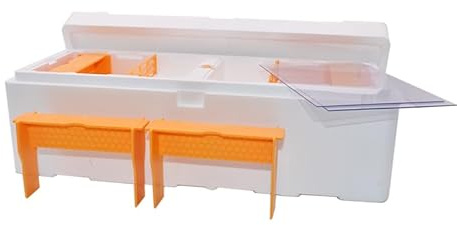 Beekeeping Nuc Box Multi-Functional High Strength EPS Plastic Foam Two Queens Queen Rearing Nuc Bee Mating Box Nuc Beehive