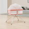 HUOLE Berceau Bébé Lit bébé Lit cododo pour bébé 4 en 1 Berceau bébé Pliable Hauteur réglable 4 roulettes Pivotantes, Cadeau pour Nouveau-né 0-2 ans-94 * 70 * 80cm (Rose)