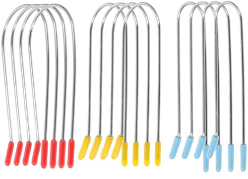 Gatuida 24 Clips Métalliques en Fil de Fer pour Permanente de Cheveux, Pinces à Bigoudis U en Acier Inoxydable 304, Maintien Sécurisé et Création de Boucles, Usage à Domicile DIY