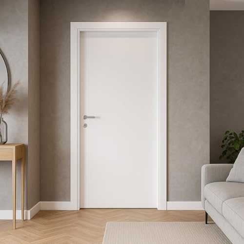 Porta da Interno a Battente Handy Luca in Microlaminato h 210cm Bianco (70 x 210 cm)