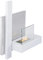NORBE | Camino a Bioetanolo GRAM | Biocamino da Parete | Camino Bianco e Grigio | Dimensioni 63 x 22 x 75h cm | Potenza: 3,68 kw/h (Bianco)