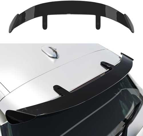 131cm Rear Roof Spoiler Compatible with Most Hatchback/SUV/Wagon, Car Universal Rear Trunk Wing, Gloss Black Car Rear Spoilers, Easy Installation