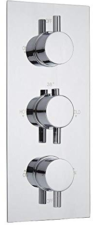 Milano Mirage 3 Outlet Triple Diverter Thermostatic Mixer Shower Valve - Chrome