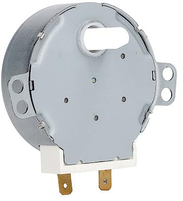 TOPINCN Motor Plato Giratorio Horno Microondas SM 16T Ac30V Cobre Original Motor Original Aluminio Agitación para Motor Microondas Reemplazo Motor Motor Microondas (Motor de Disco de Vidrio)