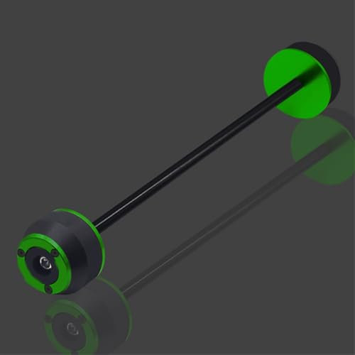 BKQCVY Motorcycle Front Fork Axle Sliders Crash Protector Motorbike Wheel Protection Pads For K&awasaki Z1000/Z1000R Z1000SX 2010-2018 2019 2020 2021 2022 2023 2024(Green)