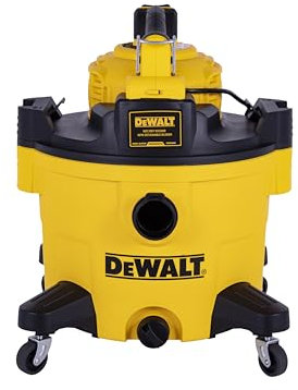 DEWALT DXV234PA Detachable Wet & Dry Vacuum easily converts to a blower with one-hand release/operation. Its powerful motor generates 12.5Kpa of suction power. Ideal for almost any clean-up job, desig