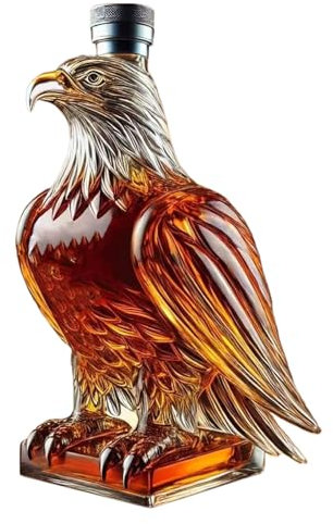 Águila Decantador De Whisky, Garrafa De Con Águila Para Whisky, Novedad Divertido Coleccionable Para Cata de Cerveza Vino Tinto Hogar Boda Soltero Día del Padre