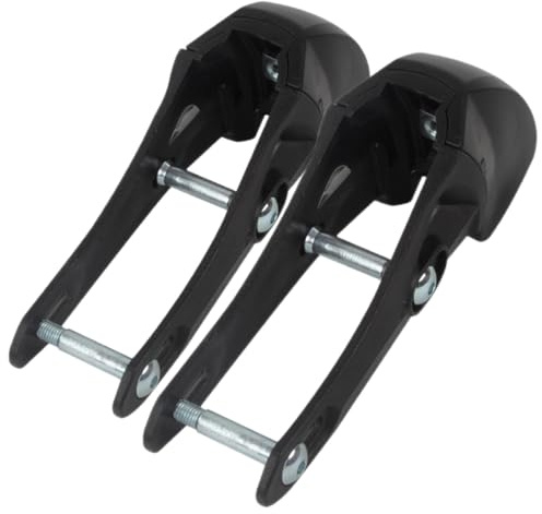 HEMOTON Pastillas de Freno para Patines en Línea Accesorio de Freno de Plástico Antideslizante Kit de Reemplazo 2 Piezas Negro Compatible Patines Adultos y Seguro para Patinaje en
