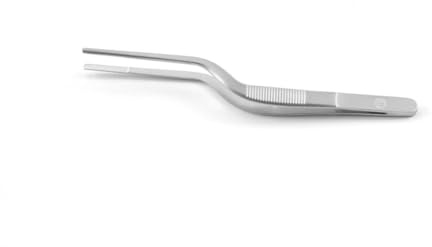 HENDI Sushi Pinzette, Kochpinzette, Anrichten, Platzieren und Wenden von Lebensmitteln, Geschirrspülmaschinengeeignet, 160mm, Edelstahl 18/0