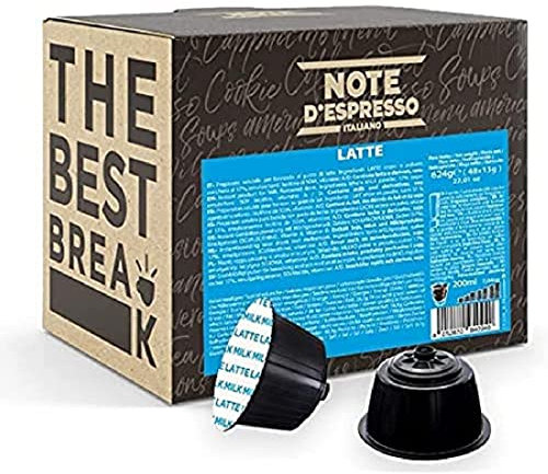 Note d'Espresso - Leche - Cápsulas compatibles con Cafeteras NESCAFE'* DOLCE GUSTO* - 48 caps