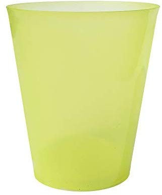 TELEVASO - 200 uds - Vaso Sidra 480 ml Reutilizable Ligero - Polipropileno (PP) - Color amarillo - Vaso ecológico Libre de BPA, Ideal para cerveza, cubatas, agua