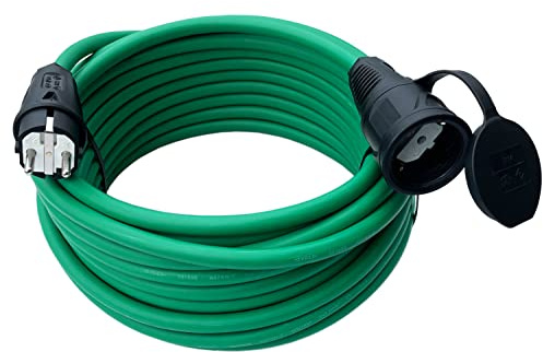 Verlängerungskabel Kabel 230V IP44 H07RN-F 3x2,5mm Gummikabel in GRÜN 50m