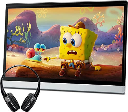 XTRONS 13.3 Inch Android Car Headrest Monitor for Back Seat IPS Touch Car Screen TV Tablet 32GB Portable Video Player Support Netflix/YouTube, Screen Mirroring HD Input WIFI