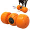 YiChenPlus Hunde-Puzzlespielzeug, Slow Feeder, perfekte Alternative zu langsam fütternden Hundenäpfen, verbessert die Verdauung Ihres Haustieres, geeignet für kleine/mittlere/große Hunde (orange)