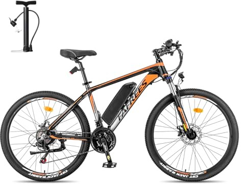 Fafrees Bici Eléctrica, Bicicleta Eléctrica de 26, Bicicleta Eléctrica para Hombre, Bicicleta Eléctrica de Montaña de 21 Velocidades, Motor de 250W, 36V 13Ah, Ebike para la Ciudad para Mujer, Pedaleo