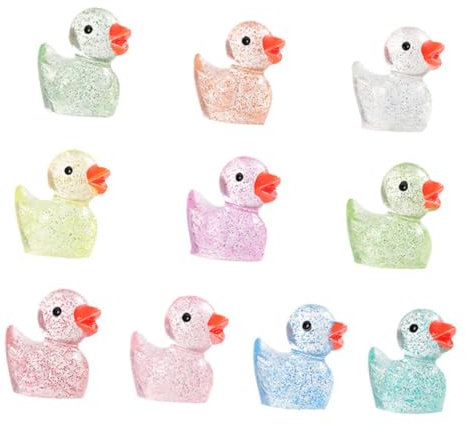 FONDOTIN Set Di 10 Pezzi Di Realistiche Decorazioni in Resina Con Effetto Luminescente Notturno Per Acquari Domestici E