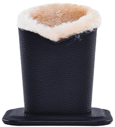 Générique Support Rangement Lunettes - Porte-Lunettes Doublé De Peluche En Cuir PU - Étui De Protection Pour Lunettes Pour La Maison, Le Bureau Et L'école