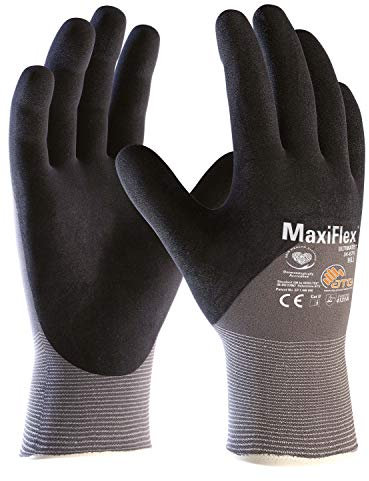 ATG Handschuhe 34-875 Montagehandschuhe MaxiFlex Ultimate grau/schwarz 12