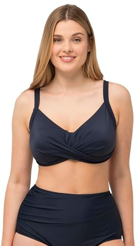 Ulla Popken, Damen, große Größen, Bikinitop Tina, Uni