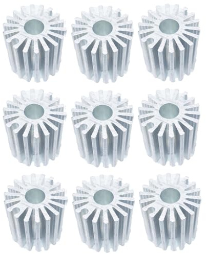 Easycargo Round Heatsink, Aluminum Heat Sink for LED Diode Power Electronics