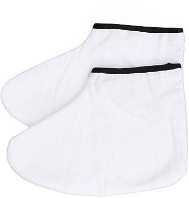 Beaupretty Mitaines En Cire De Paraffine Hydratantes Et Isolantes Pour Spa Pieds Mains Blanche En Coton Soin Des Pieds Usage Professionnel Et Domicile