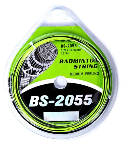 Kaeltsyn Corda da Badminton Professionale da 10 m Lunghezza, per Allenamento in Nylon, per Racchette da Gioco Costanti e per Uso prolungato