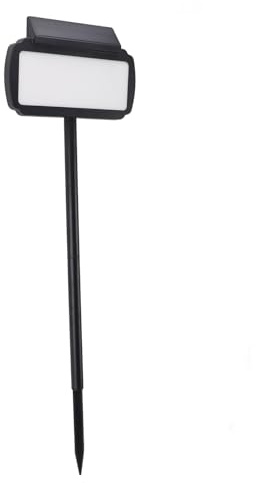 Zerodis Letrero de Casa con Luz Solar, Número de Casa Solar ABS con Panel Monocristalino de 1,2 W 5,5 V, Luz LED de 3 Colores, IP65 a Prueba de Agua, Giratorio 360 para Patio, Entrada a
