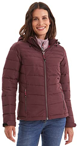 killtec för kvinnor Skane WMN Quilted JCKT A Jacka i dunlook med dragkedja
