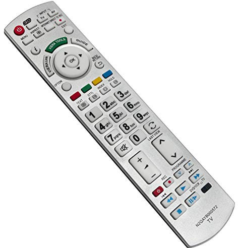 ALLIMITY N2QAYB000572 Telecomando Replace Fit for Panasonic Viera 3D TV TX-L32DT30Y TX-L32DT35E TX-L32ETS51 TX-L32ETX54 TX-L37DT30B TX-L37DT35E TX-L37ETF52 TX-L37ETN53 TX-P42GT30B TX-P42ST33E