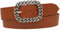 AnnaMatoni Ledergürtel, Made in Germany, echt Leder Gürtel für Damen, 4cm breit, Schließe Nickelfrei (Cognac 640, TW90-105cm Gesamtlänge)