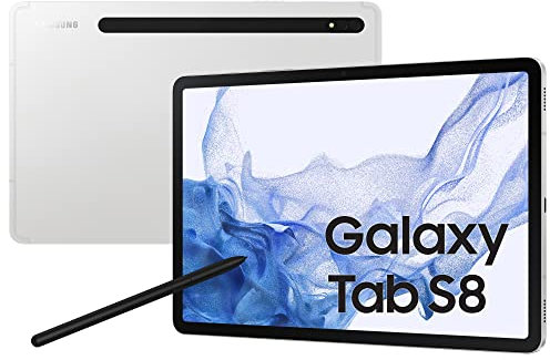 Samsung Sam Galaxy Tab S8 EU-128-8-0G-sr Gal. Tab S8 WiFi 128/8 silver (Renewed)