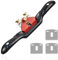Woodworking Hand Planer Tools,10'' Adjustable Spokeshave with Flat Base,Wood Cutting Tools and Equipment with with 3Pcs Replacement Blades Accessories for Wood Craft,Woods Carver Working