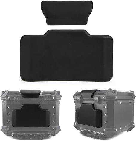 PSLER Motorrad Topcase Box Rückenstützkissen Fahrrad-Rückenkasten, Gepäckkoffer Universal-Rückenlehne(50L Koffer)