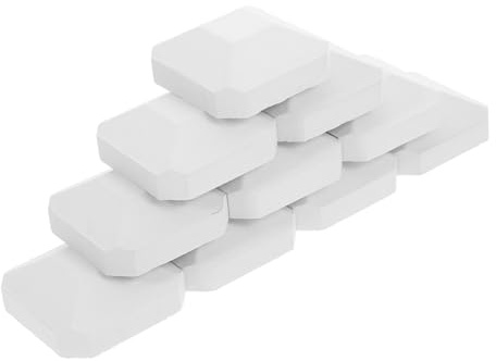 IMIKEYA Briquettes De Remplacement En Cordiérite Lot De 10 Pour Barbecue à Gaz Résistance Thermique Et Nettoyage Facile, Compatible Cuisson Extérieure