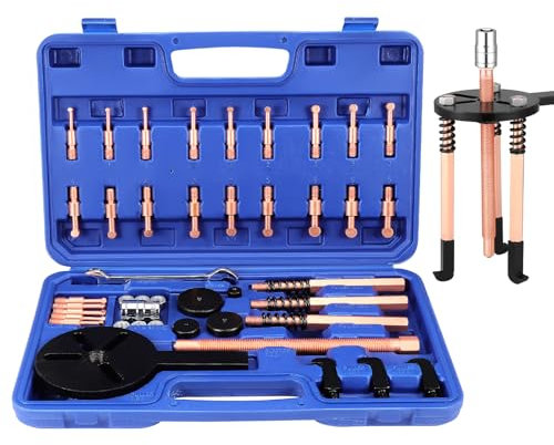 Gueenky 36 in 1 Set di Estrattori per Cuscinetti Interni, 3 Ganasce Separatore per Cuscinetti Interni Kit Estrattore per Cuscinetti Interni Estrattore per Smontaggio Cuscinetti