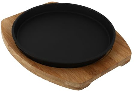 NAMOARLY Piastra in Ferro Per Barbecue Teppanyaki Padella Per Bistecca 1 Set Utensile Da Arrostimento Antiaderente Utensile Da Cucina in Ghisa