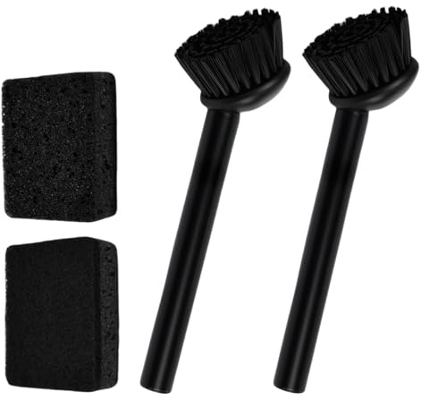 Ulluthu 2Pz Spazzola per Piatti, Spazzole da Cucina per Lavare Spazzola per Piatti con Manico Spazzole per Pulizia Setole Dure Spazzole Lavapiatti per Padelle Pentole Pulizia Lavello da Cucina