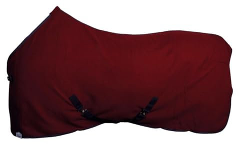 netproshop Fleece svettfilt m korsband, bra kvalitet, bordeaux storlek 105–155 cm, storlek: 135