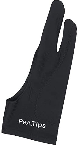 PenTips Artist Glove for Graphics Drawing Tablet - Anti Fouling Drawing Glove for use with Graphic Tablets & Light Boxes - Medium