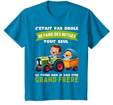 Grand Frère en Mission - Annonce Grossesse Cadeau Naissance T-Shirt