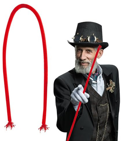 Magic Trick Rope – Prop Magic Illusion Prop | Puntello magico, corda divertente, trucchi magici per spettacoli teatrali, festa annuale, facile da spettacoli magici 92 cm