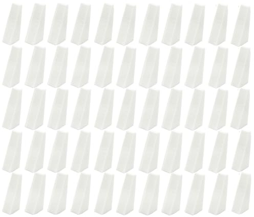 55 spugne triangolari per trucco, lavabili, spugne per il trucco, spugna per il viso, spugnette cosmetiche, piccole per polvere, crema, liquido