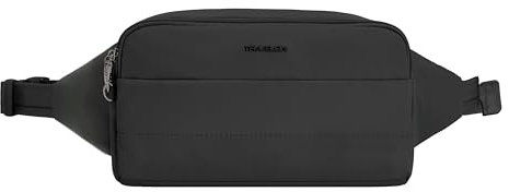 Travelon Anti-Diebstahl Roam XL Gürteltasche, Schwarz, 11 W x 6.5 H x 3 D, Travelon Anti-Diebstahl Roam XL Gürteltasche