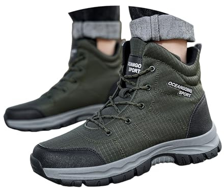 Botas de Nieve Hombre Unisex Barefoot Invierno Verano Zapatos Senderismo Descalzos Para Dedos Relleno Cálido Resistencia al Agua Caja Ancha Trekking Boots Antideslizante uso diario