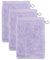 Möve Superwuschel Waschhandschuh 15 x 20 cm aus 100% Baumwolle, Lilac 3er Set