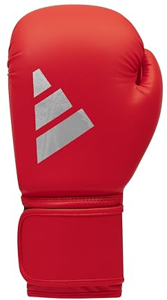 adidas Boxhandschuhe Speed 50, Erwachsene, Boxing Gloves 12oz, Punchinghandschuhe komfortabel und langlebig, rot