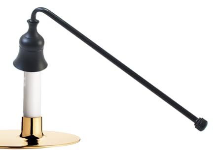 Éteignoir à bougie - Outil en métal pour éteindre la flamme - Outil pour éteindre les bougies en forme de cloche, pour maison, anniversaire, bain et inauguration, et flamme en toute sécurité