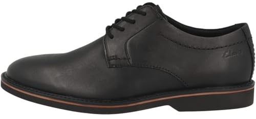 Clarks Homme Atticus Ltlace Shoes, Noir, 45 EU