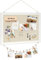 DOLLAR BOSS Pinnwand Kork mit Leinen 30×40CM Korkwand Pinnwand Klein, Pinwand mit Weißem Rahmen Doppelseitige Korktafel Für Zuhause, Küche, Büro, Dekoratives Aufhängen mit 10 Reißzwecken 1 Stück